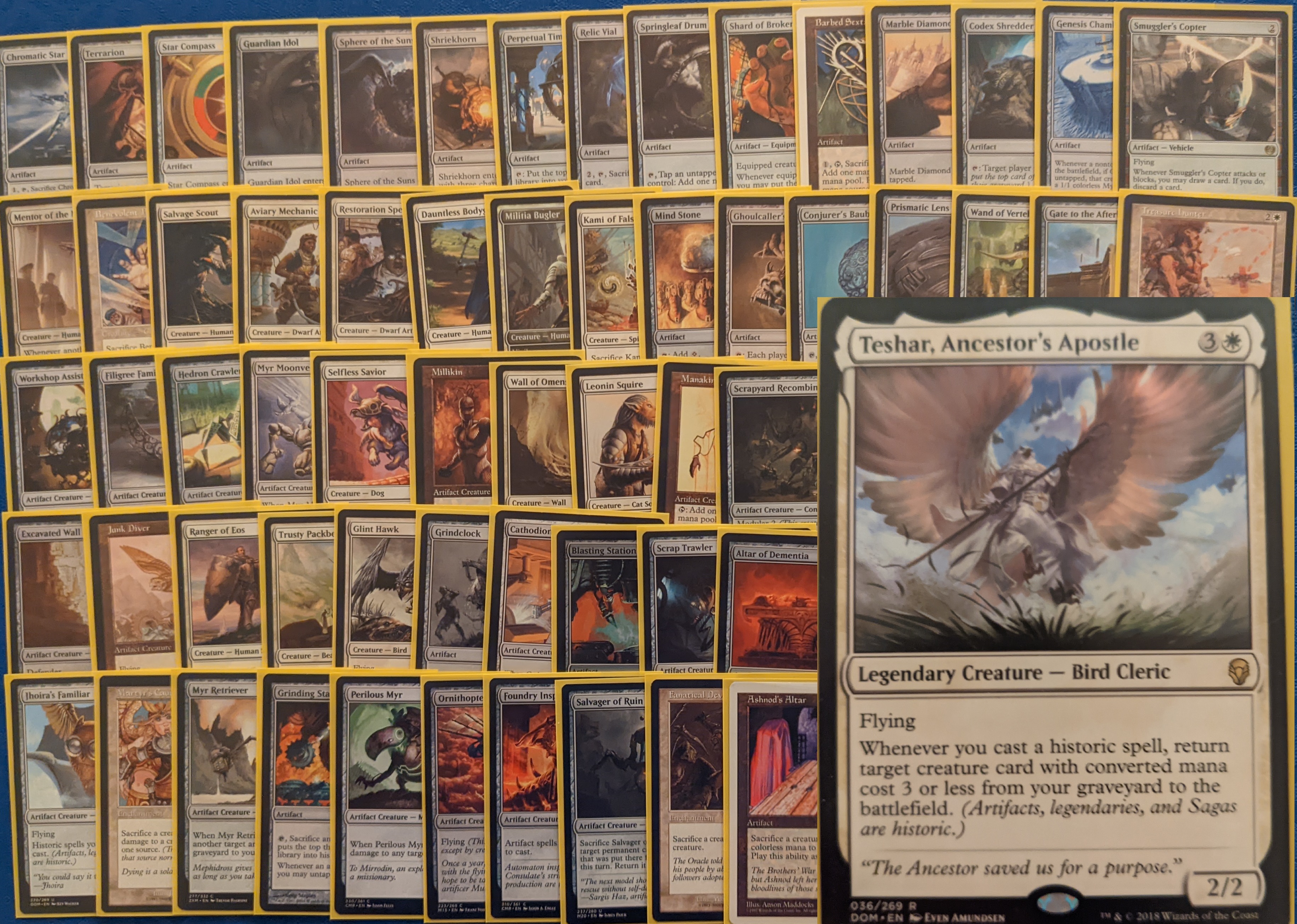 Teshar, Ancestors Apostle - Artifact Combo EDH Deck (Custom 100 Card Commander Deck)